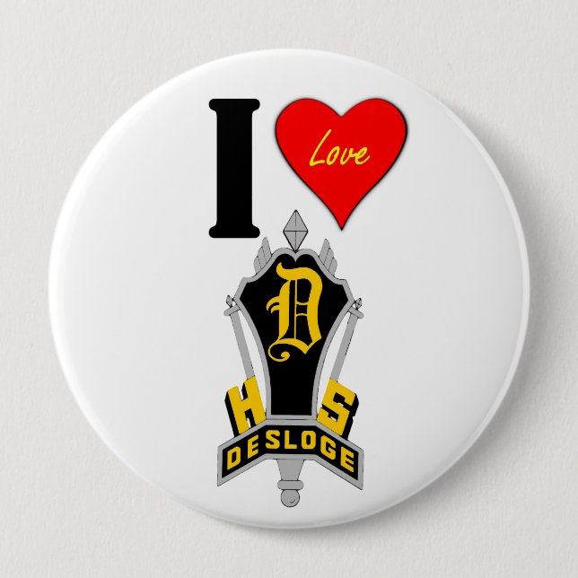 DHS Riesige, 4-Zoll-Rundtaste Button (Vorderseite)