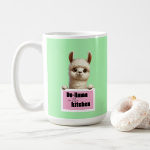 Di-Llama in der Küche Kaffeetasse