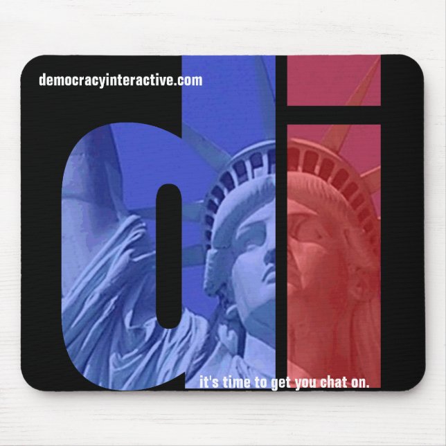 DI Mausunterlage - Schwarzes Mousepad (Vorne)