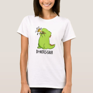 Di-notes-saur Lustiger Dinosaurier Wortwitz T-Shirt