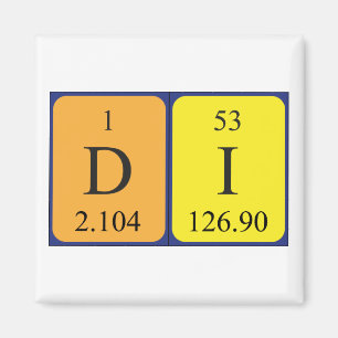 Di Periodennamenmagnet 2 Magnet
