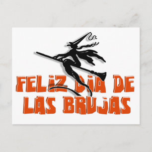 Dia de Las Brujas Postkarte