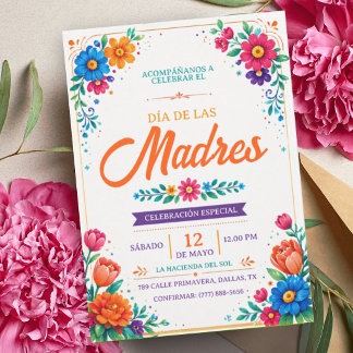Día de las Madres | Fiesta Latina Floral Einladung