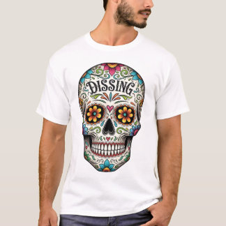 Dia de los mueres skull. Mexikanischer Tag der Tot T-Shirt