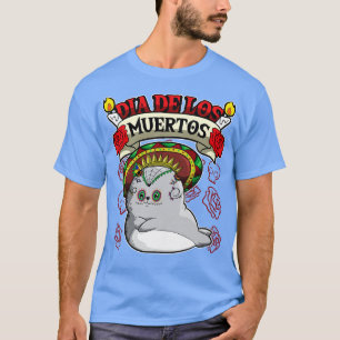 Dia De Los Muertos Animals Siegel T-Shirt