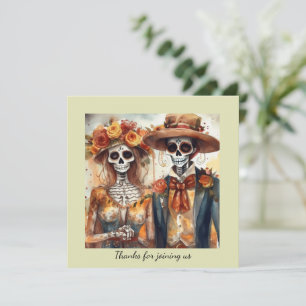 Dia de los Muertos Aquarellmärchen Einladung