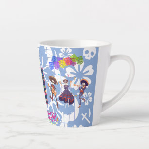Dia De Los Muertos Band Tasse (blau)