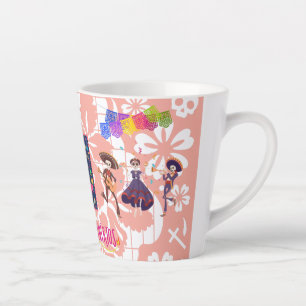 Dia De Los Muertos Band Tasse (orange)