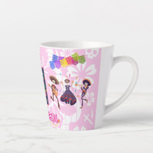 Dia De Los Muertos Band Tasse (pink)