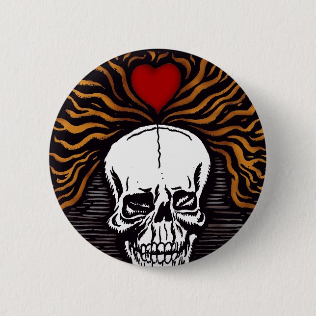 Día de Los Muertos Button (Vorderseite)