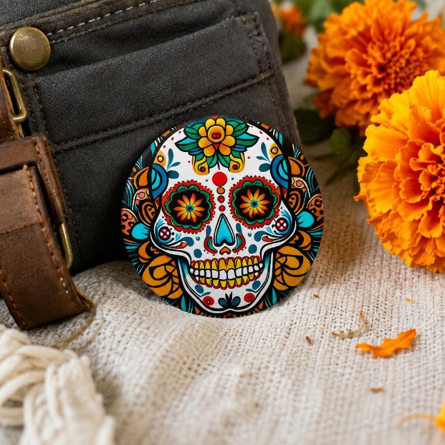 Dia de los Muertos Button (Von Creator hochgeladen)