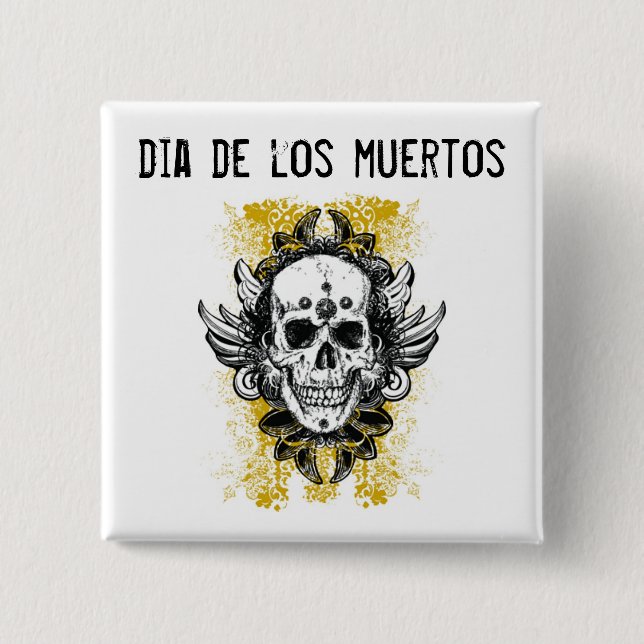 Dia de los muertos Button (Vorderseite)