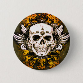 Dia de los muertos Button