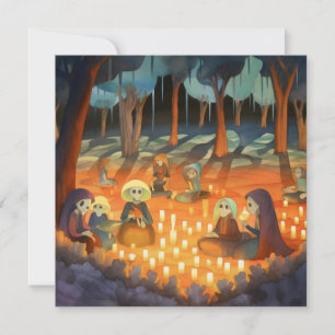 Dia de los Muertos "Candlelit Resting Place" Einladung