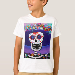 Dia de Los Muertos Catrina durch Prisarts T-Shirt
