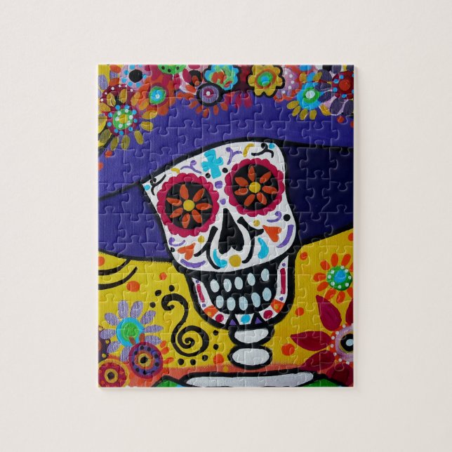 Dia de Los Muertos Catrina Puzzle (Vertikal)