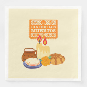 Dia De Los Muertos Celebration Serviette
