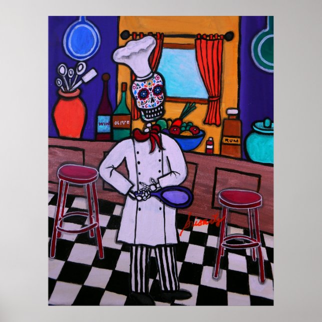 Dia de los Muertos Chief Poster (Vorne)