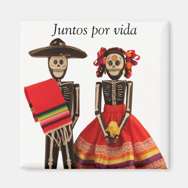 Dia de los Muertos Couple Magnet (Vorne)