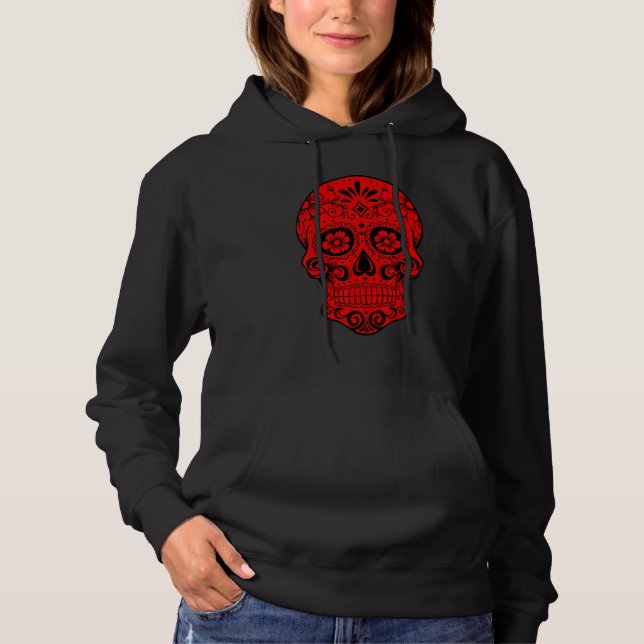 Dia De Los Muertos   Day Of Dead Halloween Hoodie (Vorderseite)