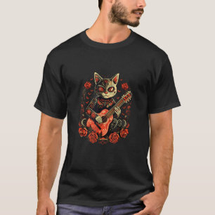 Dia de Los Muertos Day of the Dead Halloween Cat G T-Shirt