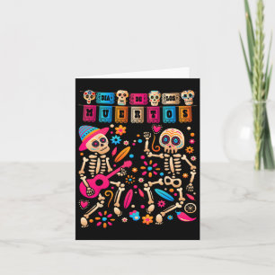 Dia de Los Muertos Day of the Dead Mexican Skeleto Karte