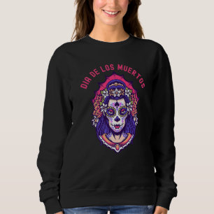 Dia de Los Muertos Day of the Dead Sugar Skull Cos Sweatshirt