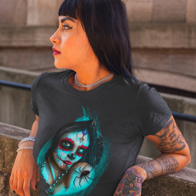 Dia de Los Muertos Day of the Dead Women's T-Shirt (Von Creator hochgeladen)