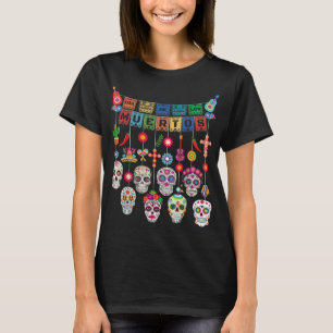 Dia De Los Muertos Der sonnige Tag der toten Hänge T-Shirt