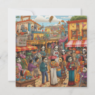 "Dia de los Muertos Fair" Einladung