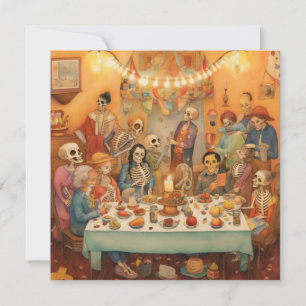 "Dia de los Muertos", Familienerinnerung Fiesta Einladung