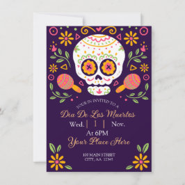 Dia De Los Muertos Feiertagskarte