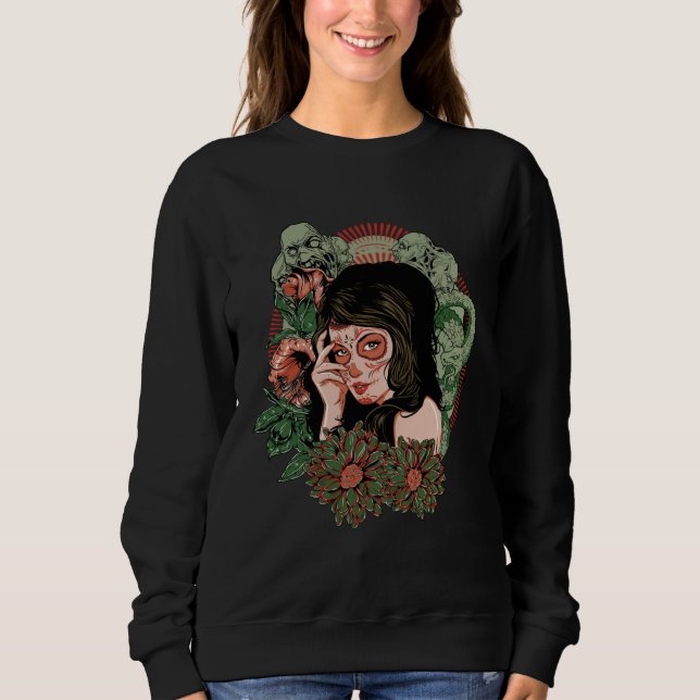 Dia de los Muertos Festival Beautiful Sweatshirt (Vorderseite)