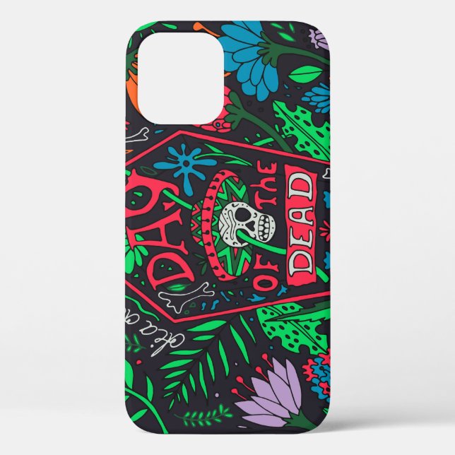 Dia de los Muertos: Festive Card Set Case-Mate iPhone Hülle (Rückseite)