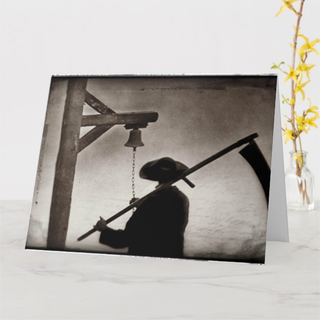 Dia De Los Muertos Grußkarte Karte (Gelbe Blume)