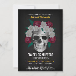 Dia de los Muertos Halloween-Party Einladung