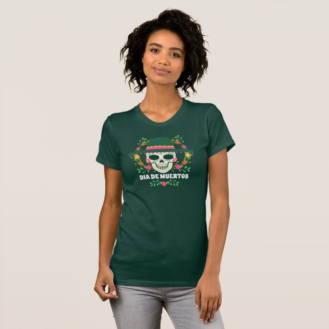 Dia de los Muertos Halloween-Party | Shirt (Vorne ganz)