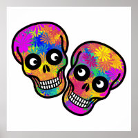 Dia De Los Muertos - Happy Couple