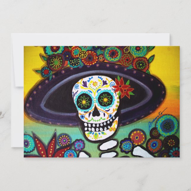 DIA DE LOS MUERTOS INVITATION EINLADUNG (Vorderseite)