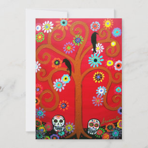 DIA DE LOS MUERTOS INVITATION EINLADUNG