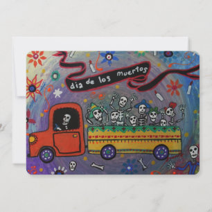 DIA DE LOS MUERTOS INVITATION EINLADUNG