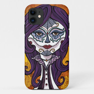 Dia de Los Muertos iphone4 Fall-orange iPhone 11 Hülle
