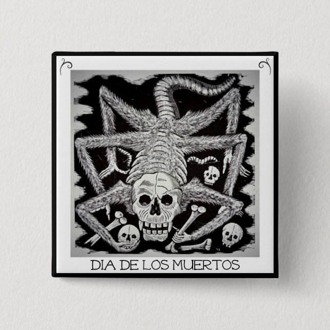 Dia de los muertos - Jose Posada Button (Vorderseite)