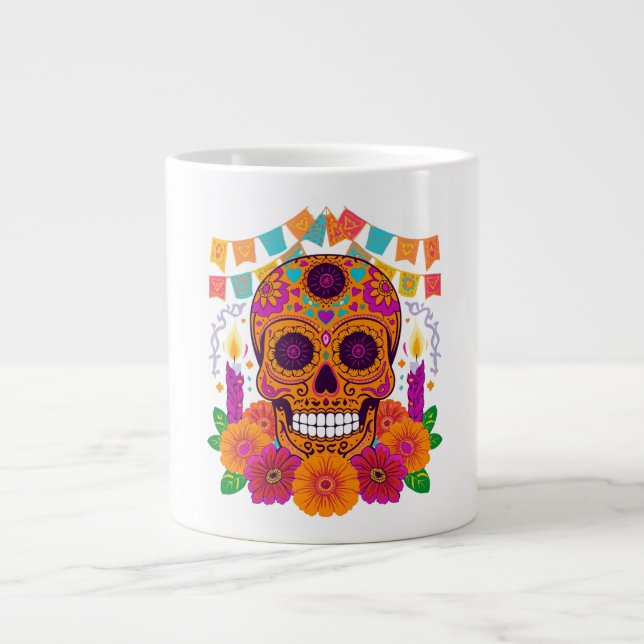 Dia de los Muertos Jumbo-Tasse (Vorderseite)