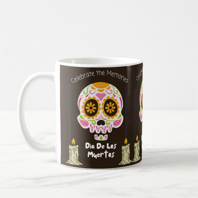 DIA DE LOS MUERTOS KAFFEETASSE (Links)