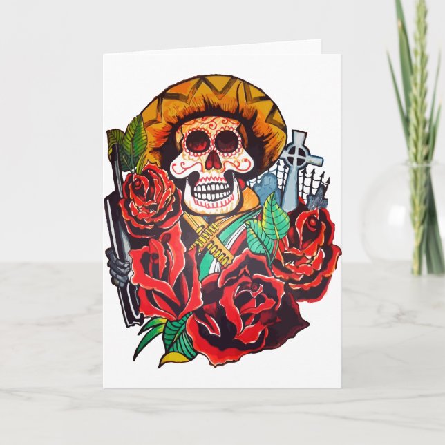 dia de los muertos karte (Vorderseite)