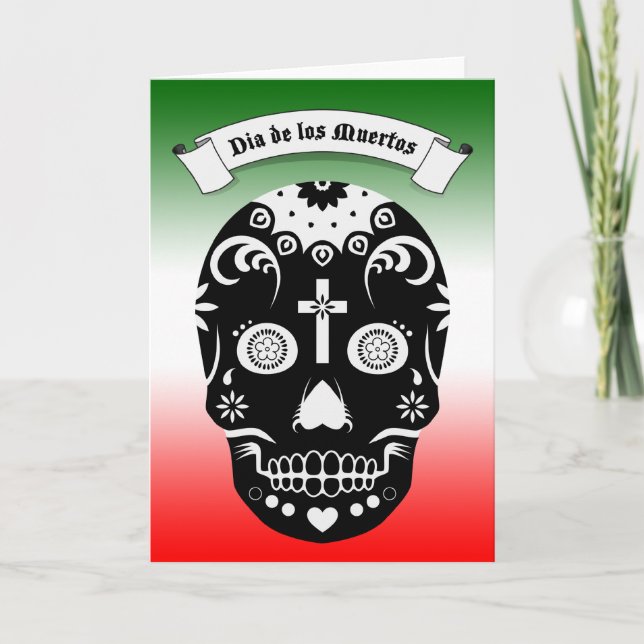 Dia de los muertos karte (Vorderseite)