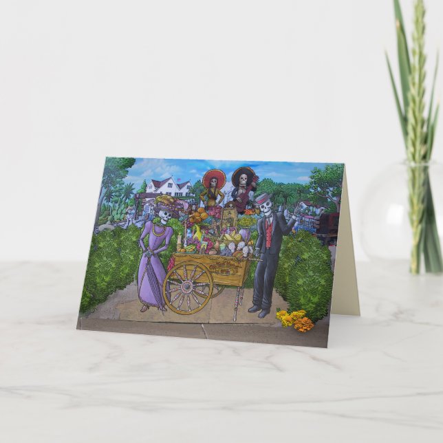 Dia de los Muertos Karte (Vorderseite)