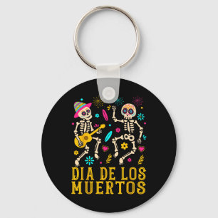 Dia de Los Muertos Kostümtag des toten Skeleto Schlüsselanhänger