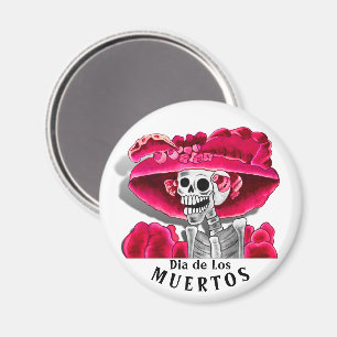 Dia De Los Muertos (La Catrina) Magnet